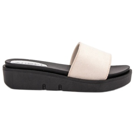 SHELOVET Keilsandalen braun