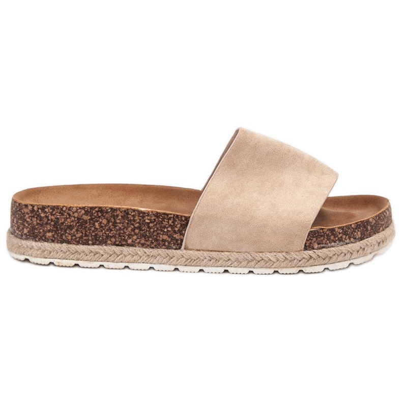 SHELOVET Espadrilles aus Wildleder beige
