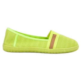 SHELOVET Neon Slipons gelb