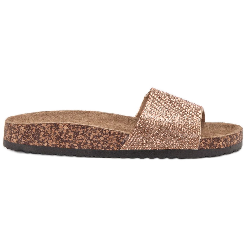 Bona Hausschuhe mit Korksohle gelb