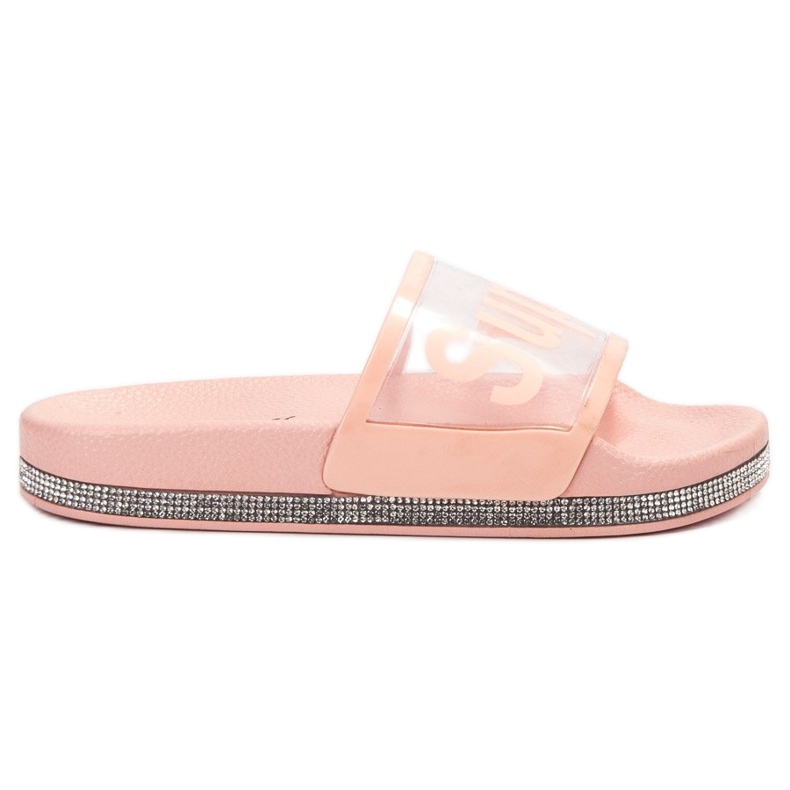 Bona Transparente Flip-Flops rosa