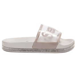Bona Transparente Flip-Flops grau