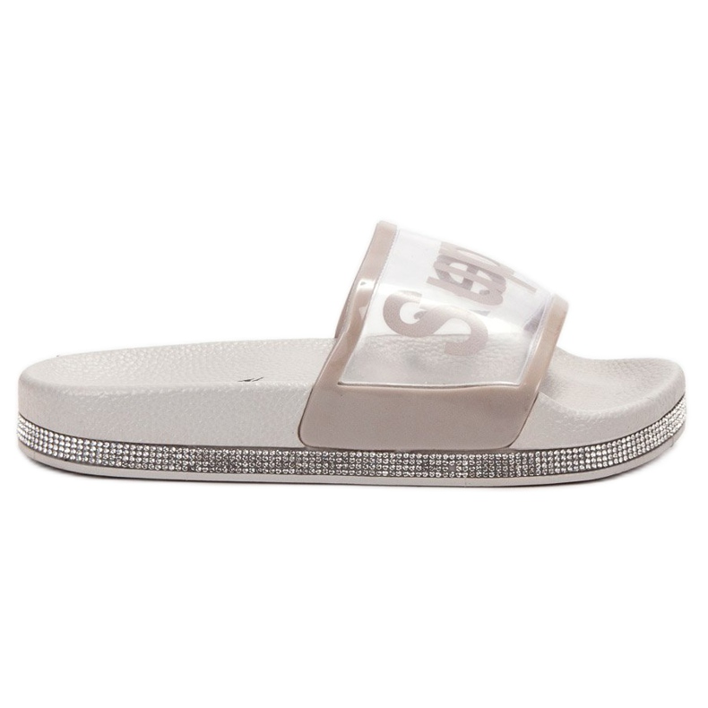 Bona Transparente Flip-Flops grau
