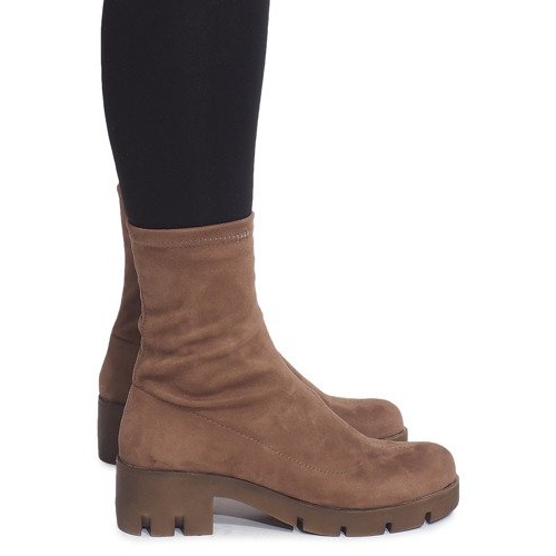 Wildleder BG-53 Stiefel mehrfarbig grün