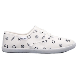 VICES Matrosen-Sneakers weiß