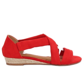 Sandalen Espadrilles rot 9R72 Rot