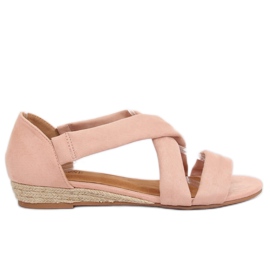 Rosa Espadrilles-Sandalen 9R72 Rosa