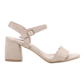 VICES Wildledersandalen braun