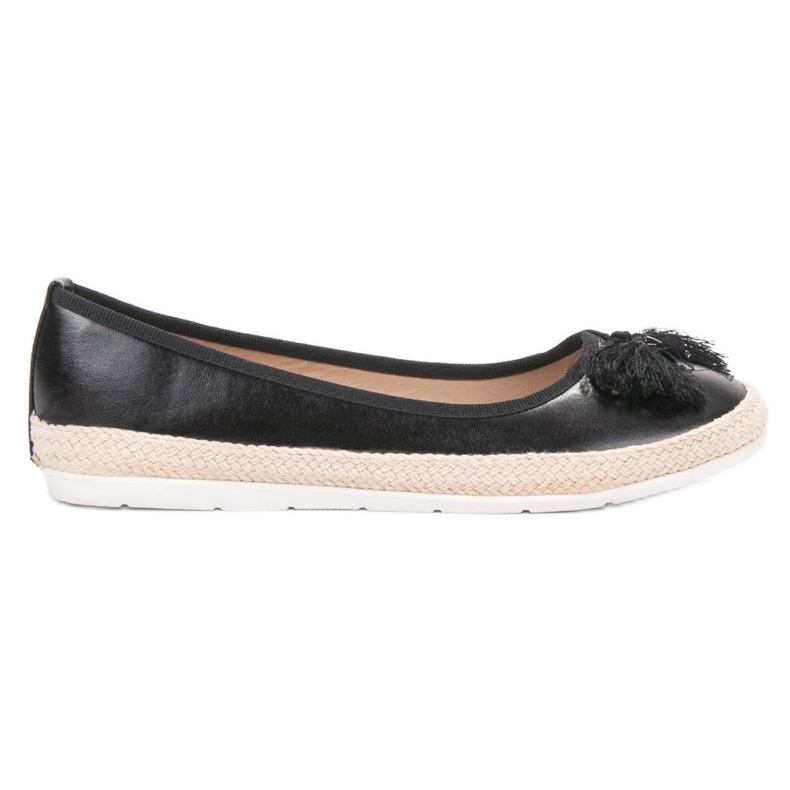 COLORFUL Modische schwarze Ballerinas