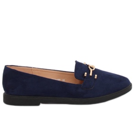 Damen Slipper marineblau 1631-127 D. Blau navy blau