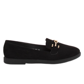 Schwarze Damen-Loafer 1631-127 Schwarz
