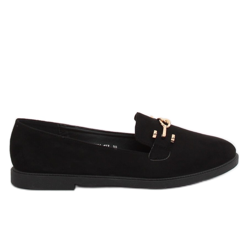 Schwarze Damen-Loafer 1631-127 Schwarz