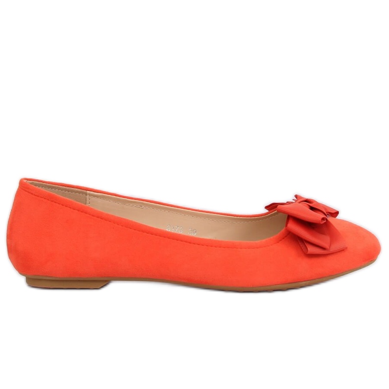 Orange Ballerinas für Damen 3173 Orange