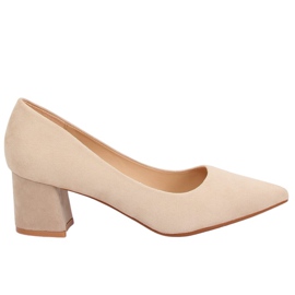 Pumps mit hohen Absätzen beige KJ-10 Beige