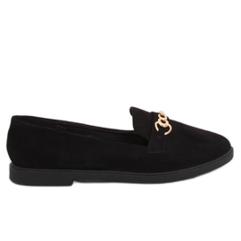Schwarze Damen-Loafer 1631-123 Schwarz