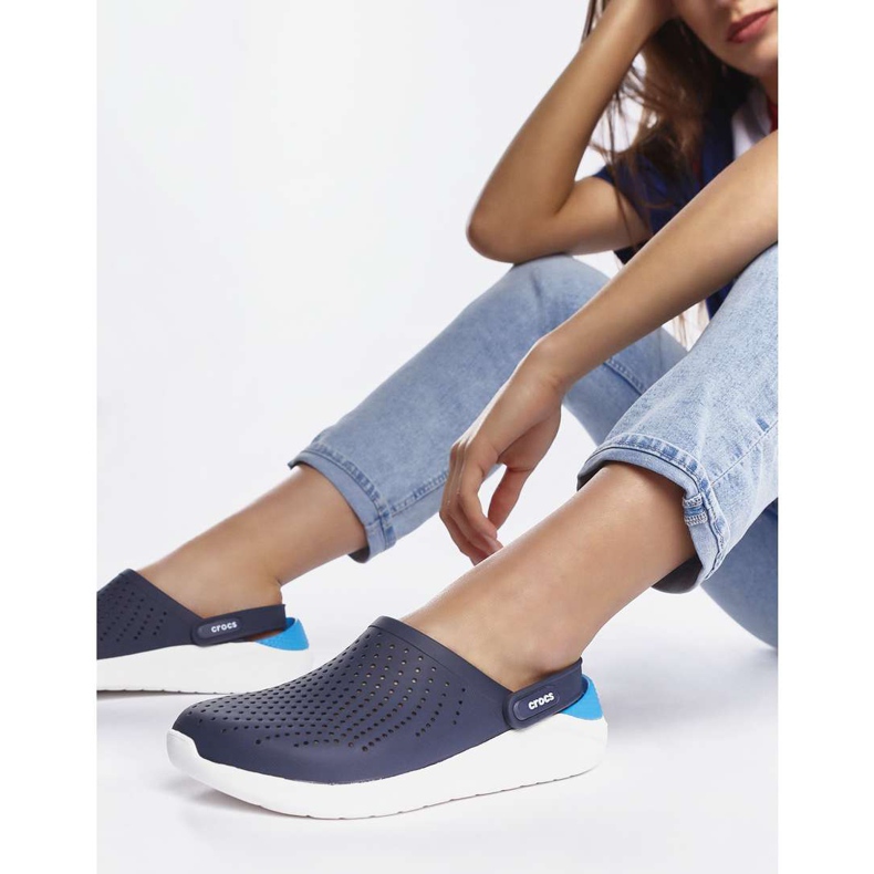 Crocs Literide Clog 462 Navy Weiß mehrfarbig