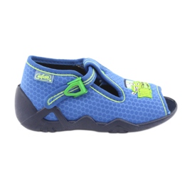 Befado Kinderschuhe 217P094 blau grün