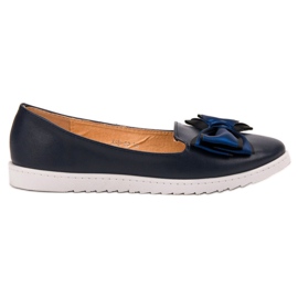 Miss Laura Ballerina mit Schleife blau