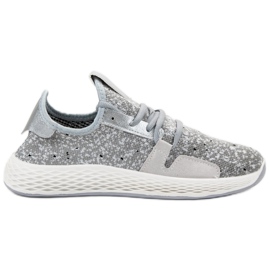 SHELOVET Sportschuhe zum Hineinschlüpfen grau