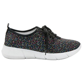 Bona Sportschuhe mit Tupfen schwarz