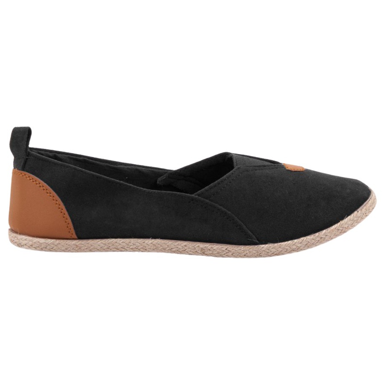 SHELOVET Schwarze Slipper