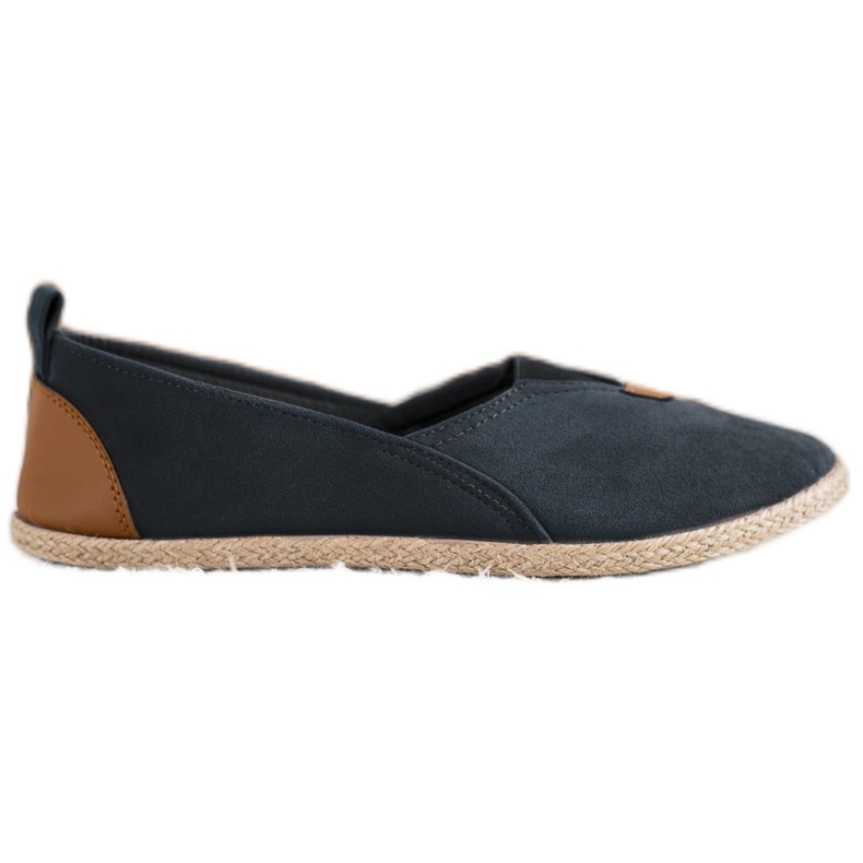 SHELOVET Marineblaue Slipper