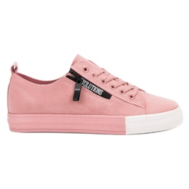 SHELOVET Rosa Turnschuhe