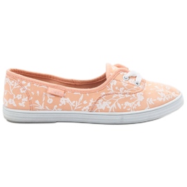 Sneaker mit VICES-Muster weiß orange