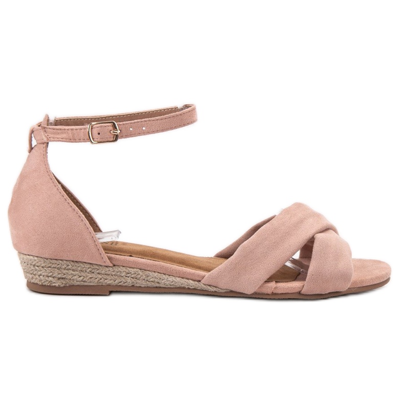 Clowse Wildleder Sandalen rosa