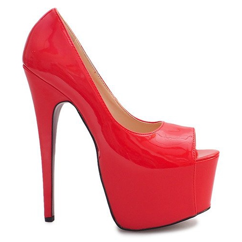 Hochlackierte Pins auf der roten Plattform D913