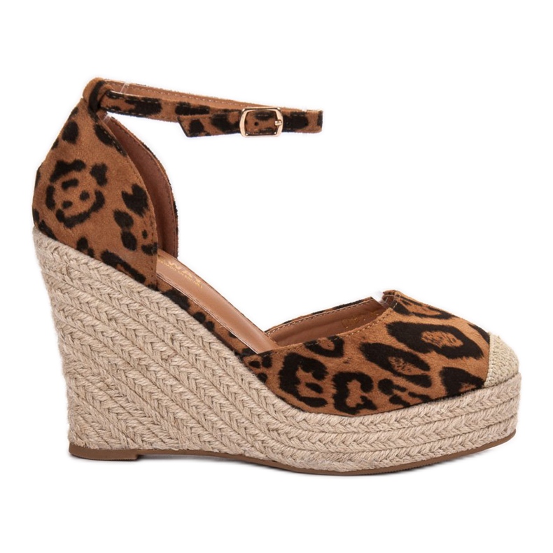 SHELOVET Pumps mit Panetrka braun