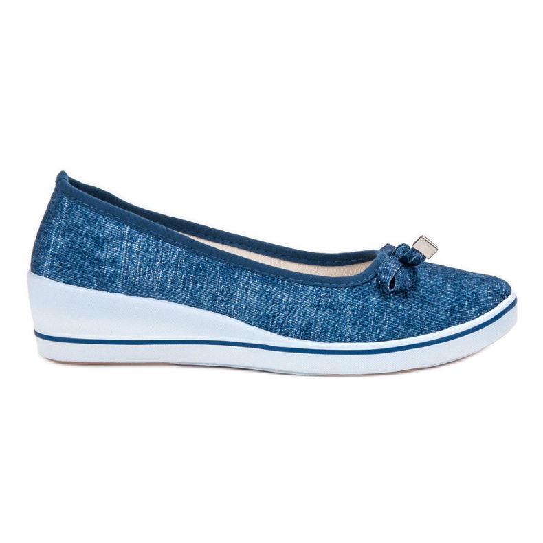SHELOVET Keilballerina blau