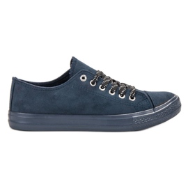 McKey Bequeme marineblaue Turnschuhe