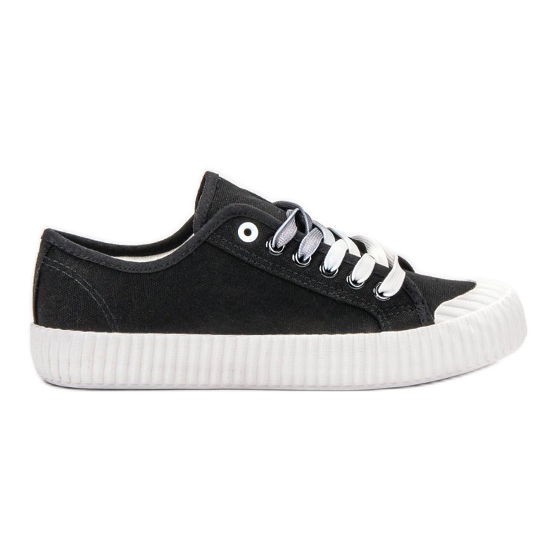 SHELOVET Schwarze Turnschuhe
