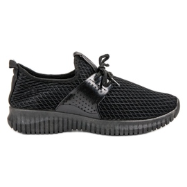 SHELOVET Textile Sportschuhe schwarz