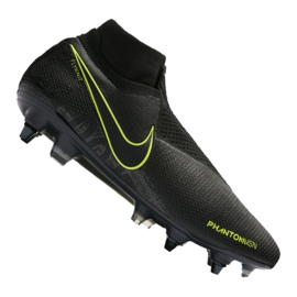 Nike Phantom Vsn Elite Df SG-Pro Ac M AO3264-007 Fußballschuhe schwarz schwarz