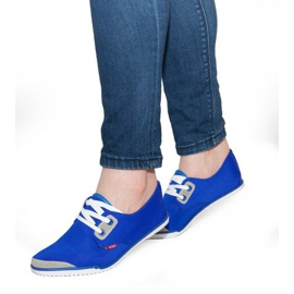 Lycra CC8518 Blaue Schnürsneaker