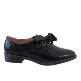 Schwarze Schnürschuhe L7100