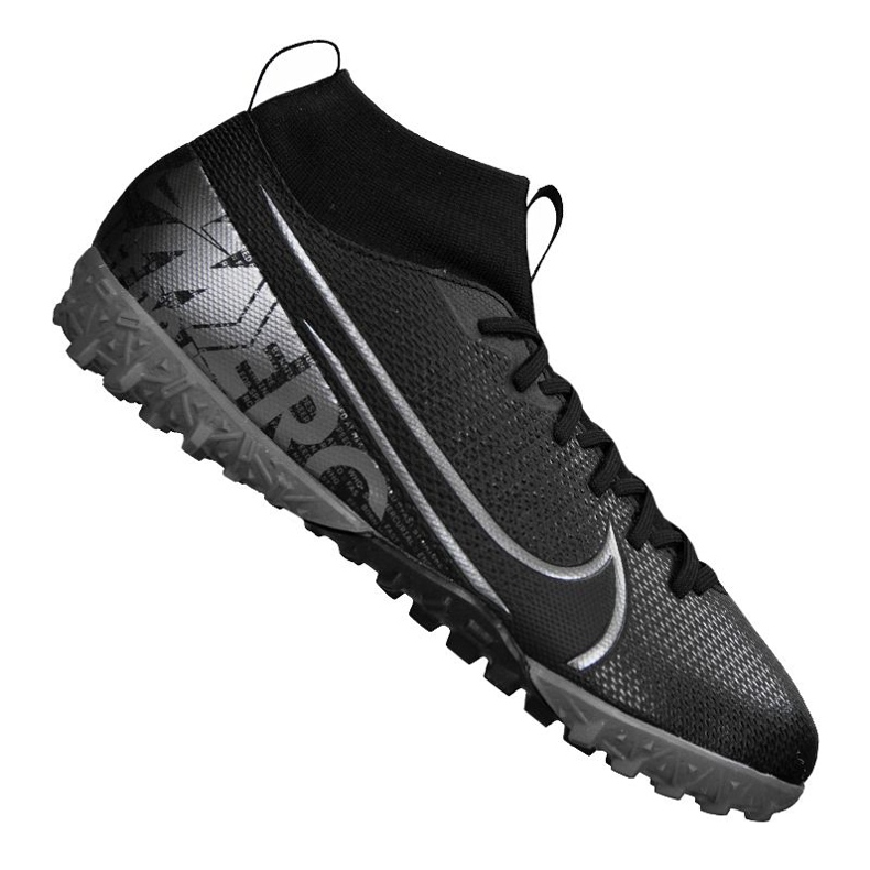 Nike Superfly 7 Academy Tf Jr AT8143-001 Fußballschuhe schwarz schwarz