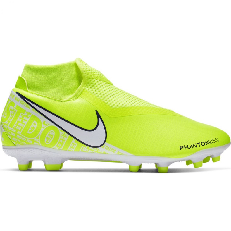 Nike Phantom Vsn Academy Df FG / MG M AO3258-717 Fußballschuhe rosa gelb