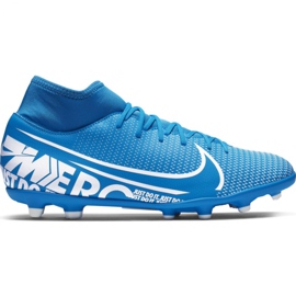 Nike Mercurial Superfly 7 Club FG / MG M AT7949-414 Fußballschuhe blau blau