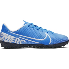 Nike Mercurial Vapor 13 Academy Tf Jr AT8145 414 Fußballschuhe blau