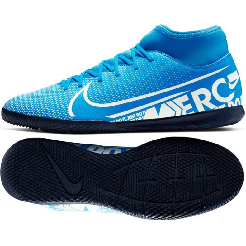 Hallenschuhe Nike Mercurial Superfly 7 Club Ic M AT7979-414 blau blau