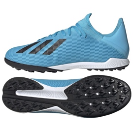 Adidas X 19.3 Tf M F35375 Fußballschuhe blau blau