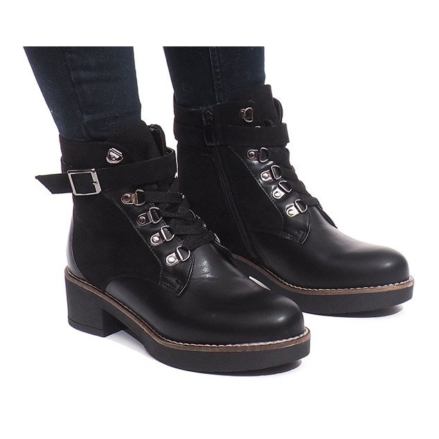 Warme Stiefel Workers K-4 Schwarz