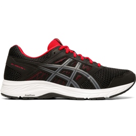 Asics Gel Contend 5 M 1011A256 005 schwarz rote Schuhe