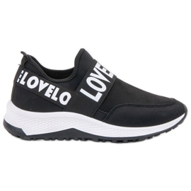 SHELOVET Slipper aus Wildleder schwarz