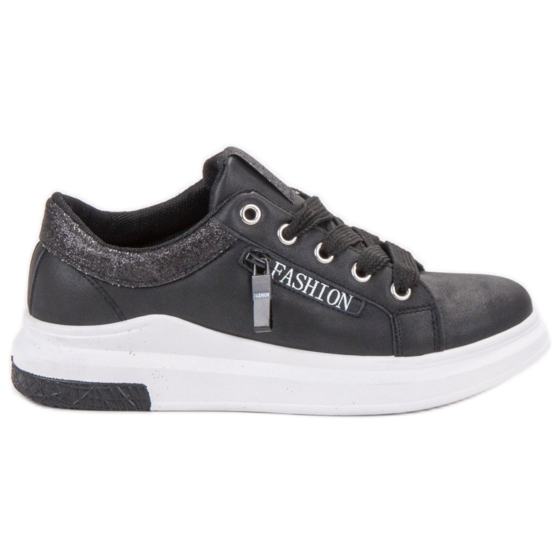 SHELOVET Mode Sportschuhe schwarz