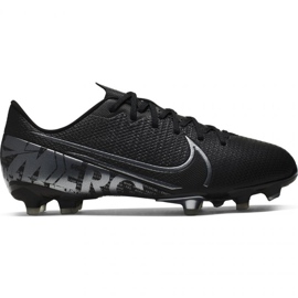 Nike Mercurial Vapor 13 Academy FG / MG Jr AT8123 001 Fußballschuhe schwarz