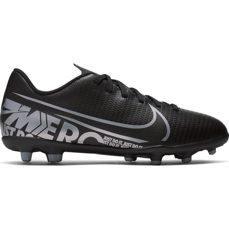 Nike Mercurial Vapor 13 Club FG / MG Jr AT8161 001 Fußballschuhe schwarz